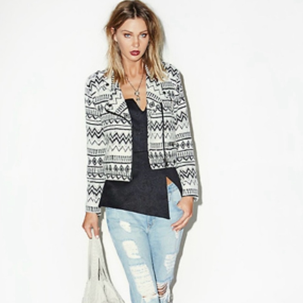 Capulet Aztec Southwest Tribal Moto Jacket